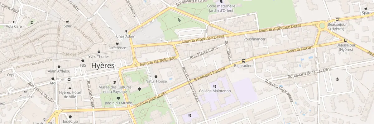 Plan du 7 Rue du Soldat Ferrari à Hyères
