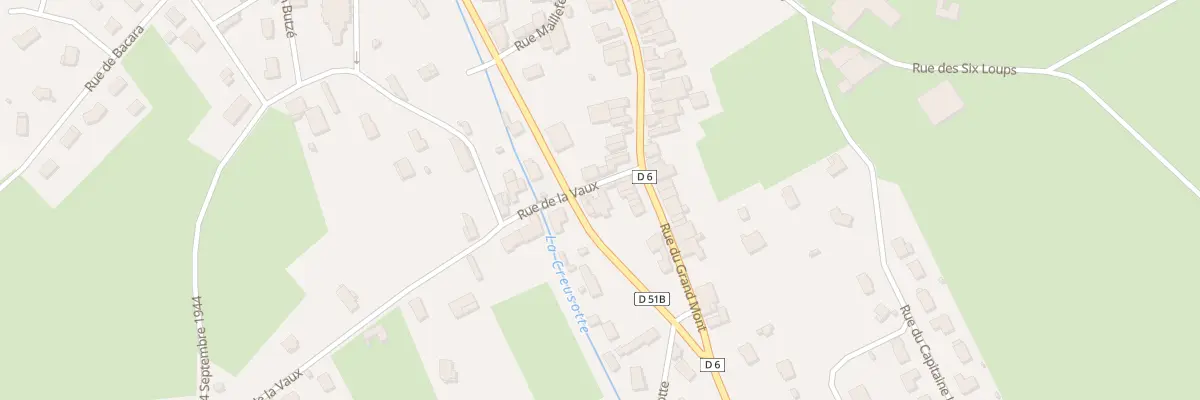 Plan du 4 Rue de la Vaux à Breurey-lès-Faverney