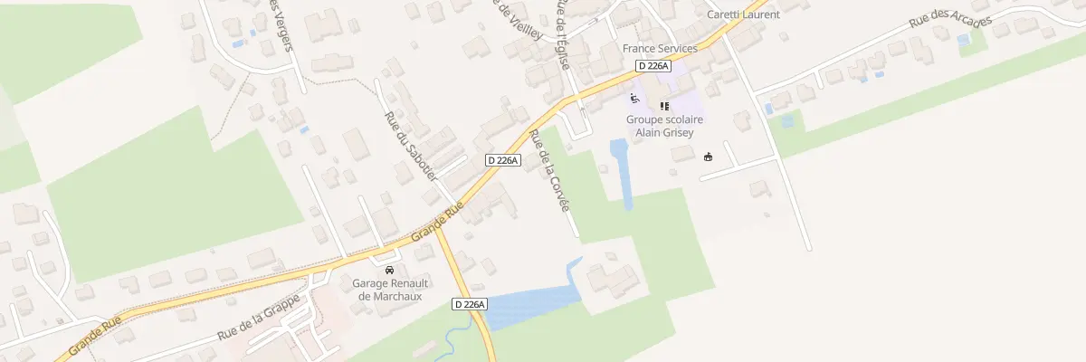 Plan du 18 Gr Grande Rue à Marchaux-Chaudefontaine