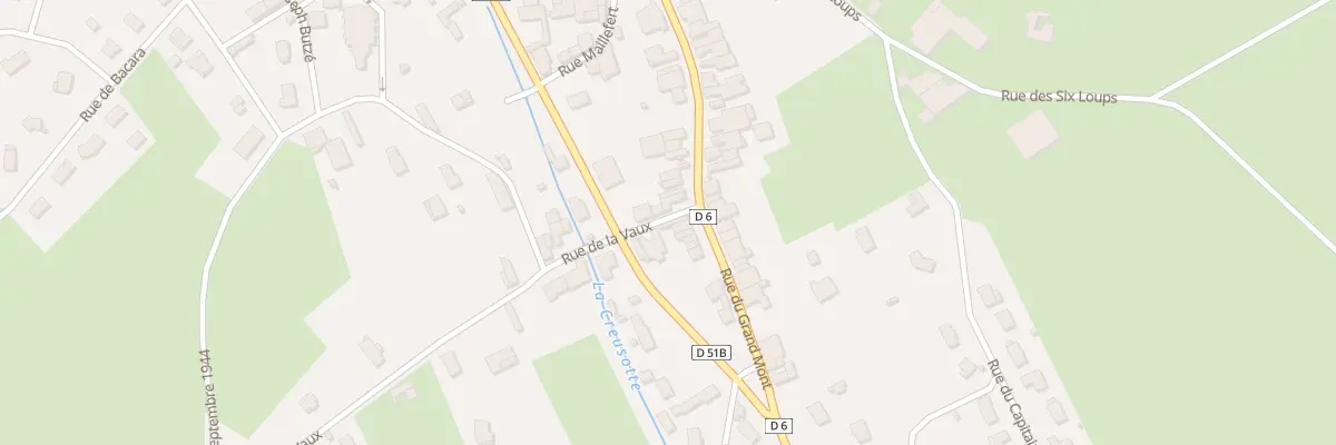 Plan du 2 Rue de la Vaux à Breurey-lès-Faverney