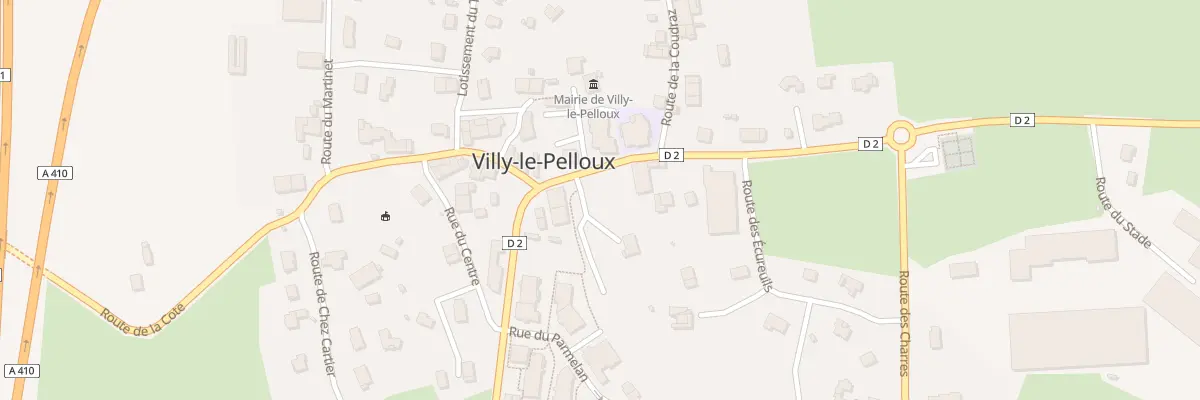 Plan du 203 Rte du Chef Lieu à Villy-le-Pelloux