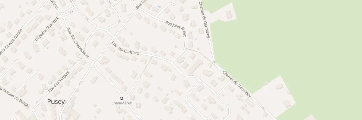 Plan du 15 Rue des Cerisiers à Pusey