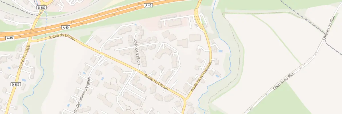 Plan du 88 Rte du Léman à Archamps