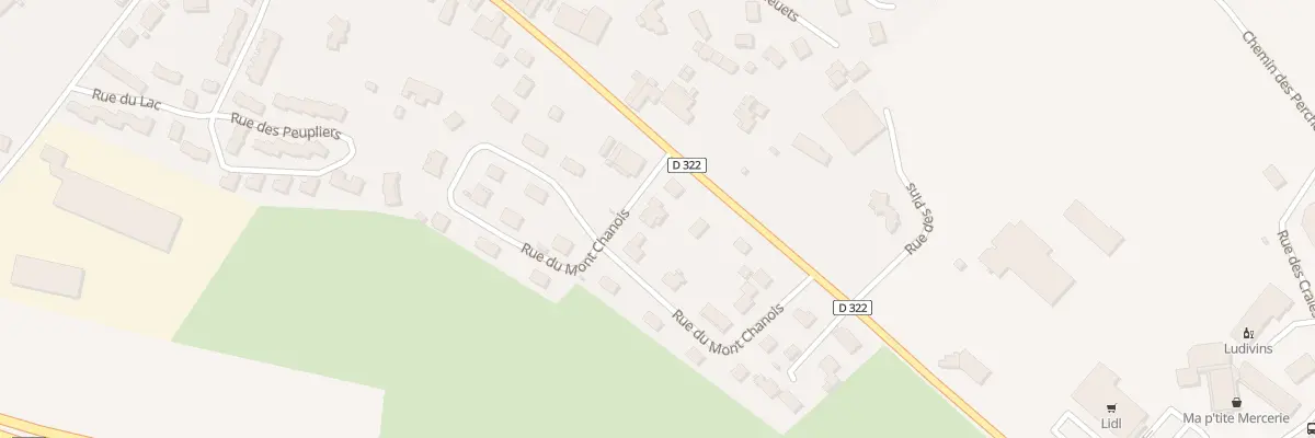 Plan du 24 Rue du Mont Chanois à Pusey