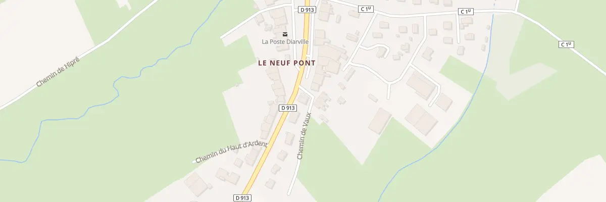 Plan du 33B Rue de Mirecourt à Diarville