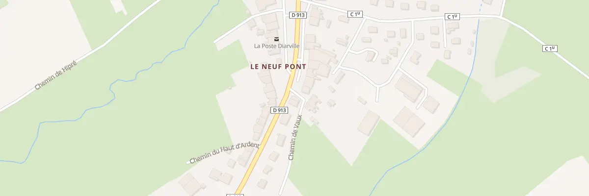 Plan du 33 Rue de Mirecourt à Diarville