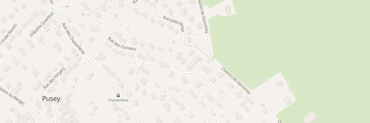 Plan du 17 Rue des Cerisiers à Pusey