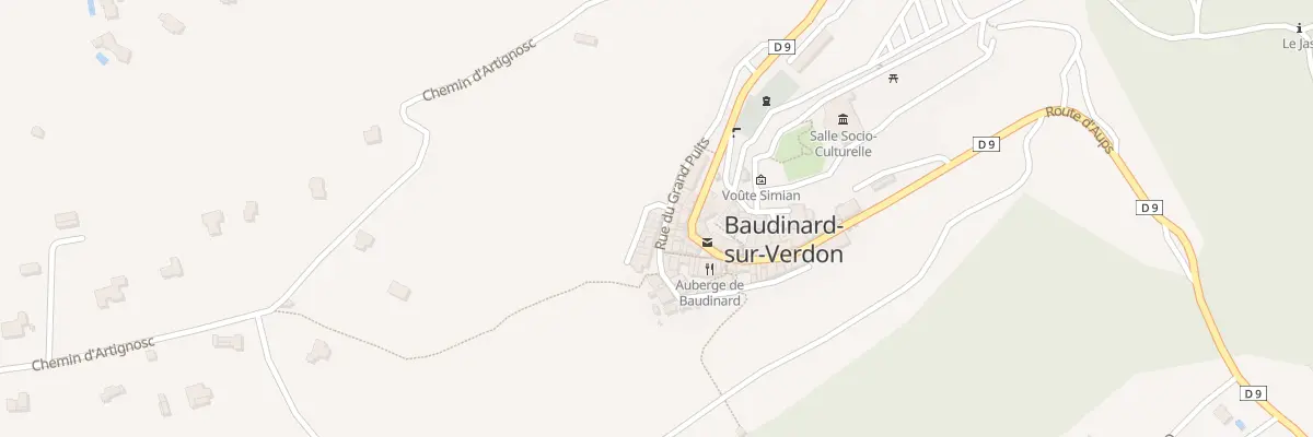 Plan du 21 Rue du Grand Puits à Baudinard-sur-Verdon