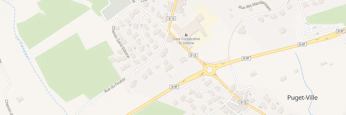 Plan du 60 Rte de Pierrefeu à Puget-Ville