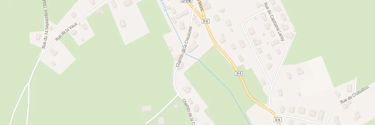 Plan du 6 Che de la Creusotte à Breurey-lès-Faverney