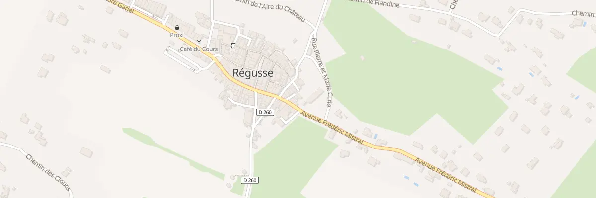 Plan du 5104 Le Village à Régusse