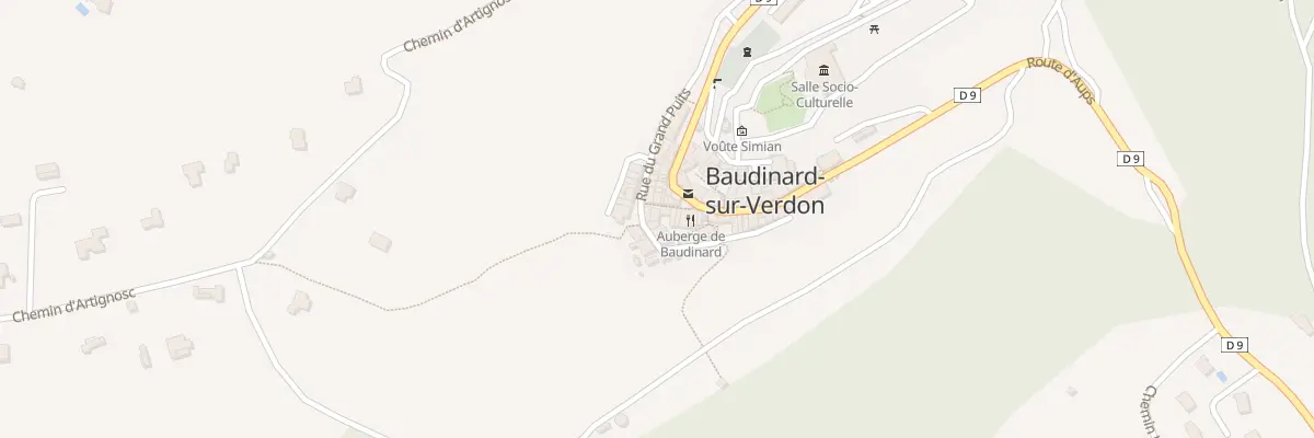 Plan du 5 Rue du Grand Puits à Baudinard-sur-Verdon
