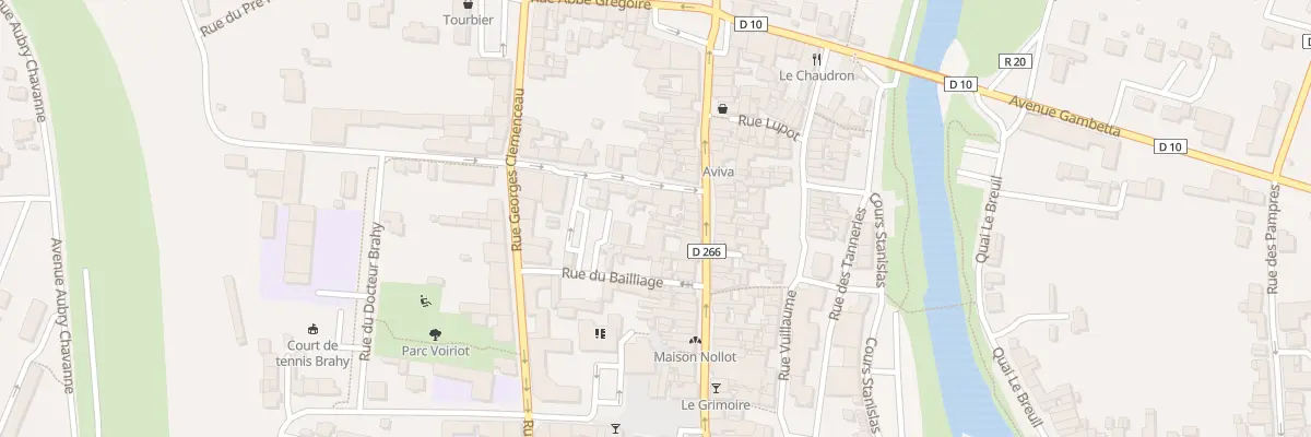 Plan du 36 Rue du Général Leclerc à Mirecourt