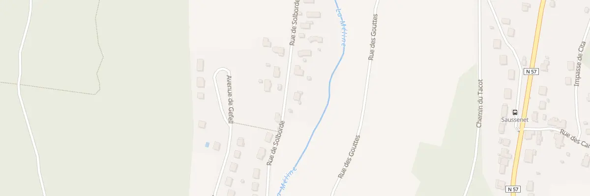Plan du 25 Rue de Solborde à Échenoz-la-Méline