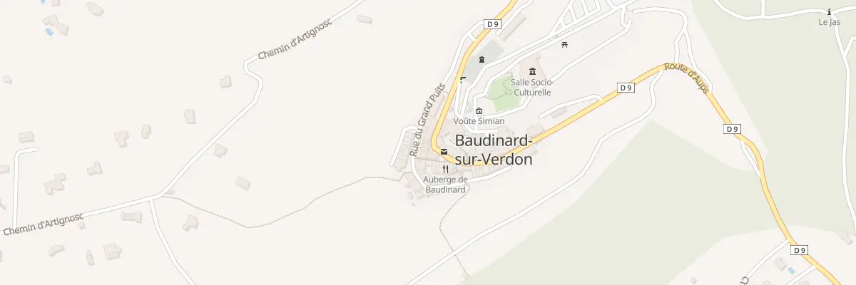 Plan du 49 Grand Rue à Baudinard-sur-Verdon