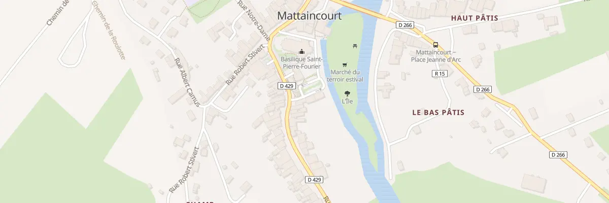 Plan du 6B Rue Gen Leclerc à Mattaincourt