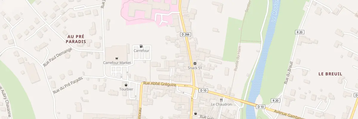 Plan du 10 Rue Germini à Mirecourt