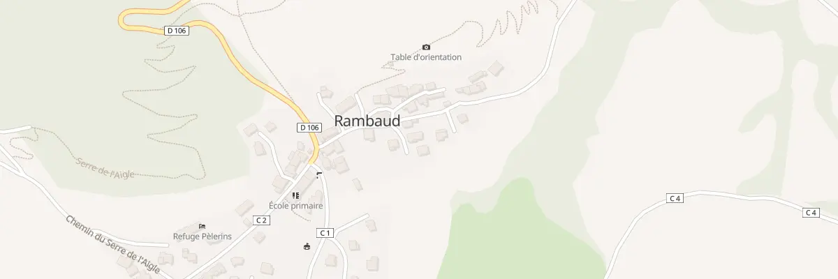 Plan du 5008A Le Village à Rambaud