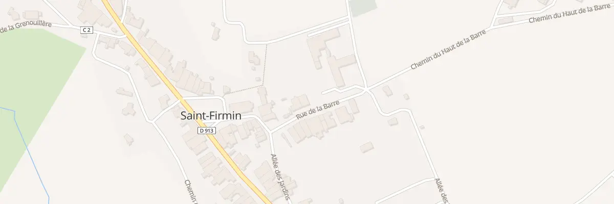 Plan du 3 Rue de la Barre à Saint-Firmin