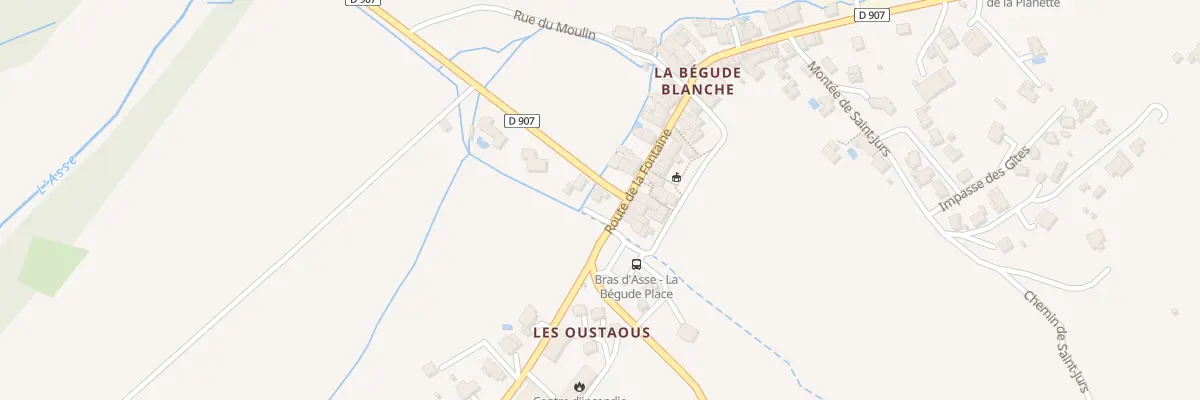 Plan du 40 Rte du Pont de l’Asse à Bras-d’Asse