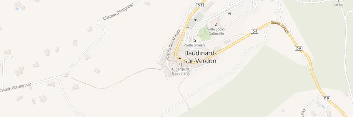 Plan du 5014 Le Village à Baudinard-sur-Verdon