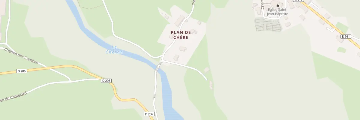 Plan du 749 Rte de la Grand Vys au Châtelard