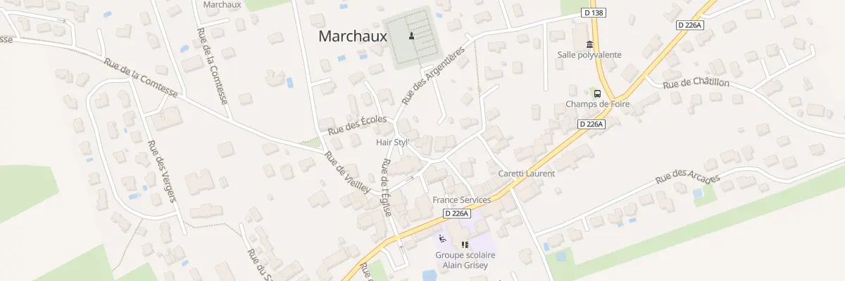 Plan du 6 Rue des Ecoles à Marchaux-Chaudefontaine