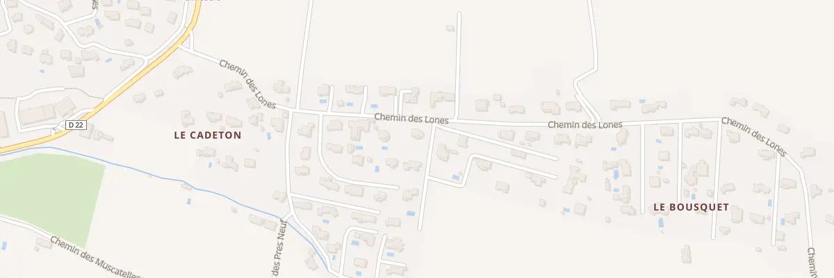 Plan du 1315 Che des Lones à Montfort-sur-Argens