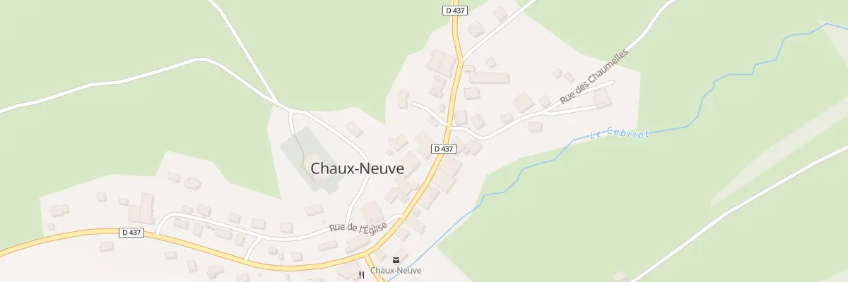 Plan du 7 Rue de la Grande Fontaine à Chaux-Neuve