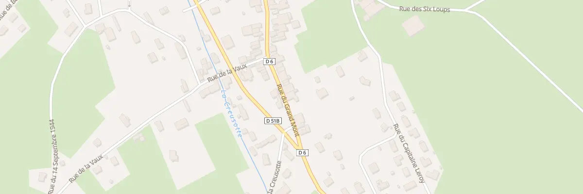 Plan du 40 Rue du Grand Mont à Breurey-lès-Faverney