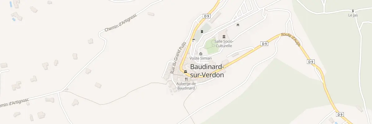 Plan du 48 Gr Grand Rue à Baudinard-sur-Verdon
