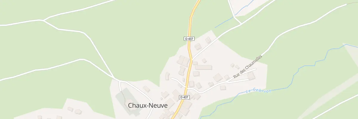 Plan du 13 Rue de la Grande Fontaine à Chaux-Neuve