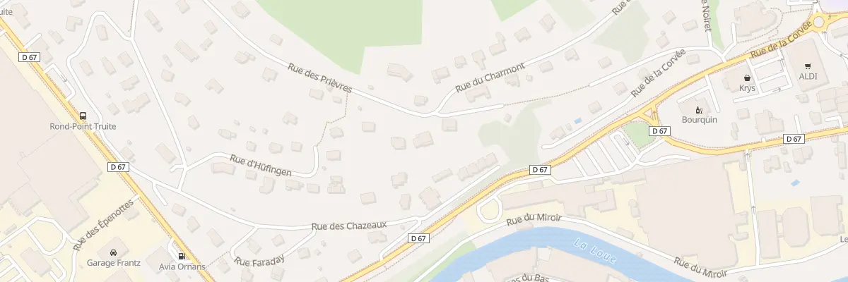 Plan du 24 Rue des Prièvres à Ornans