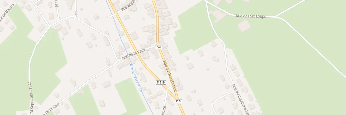 Plan du 36 Rue du Grand Mont à Breurey-lès-Faverney