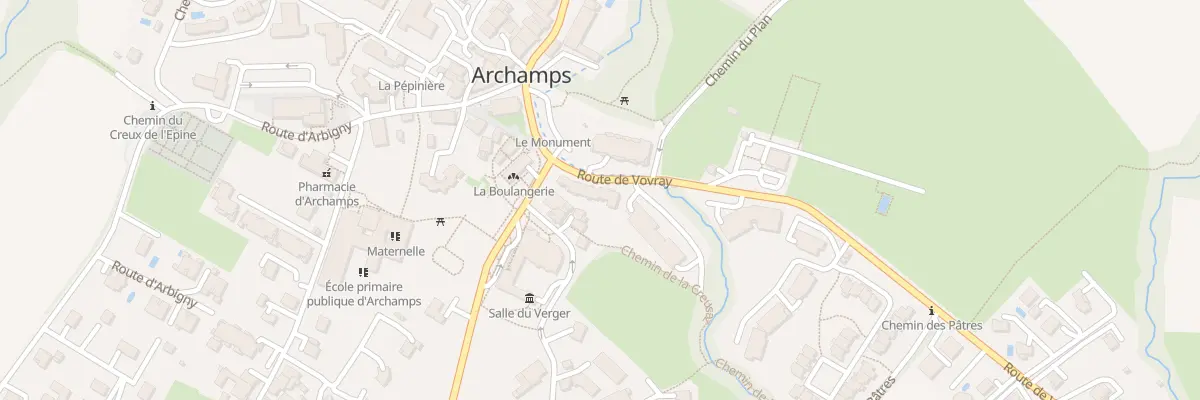 Plan du 38 Rte de Vovray à Archamps