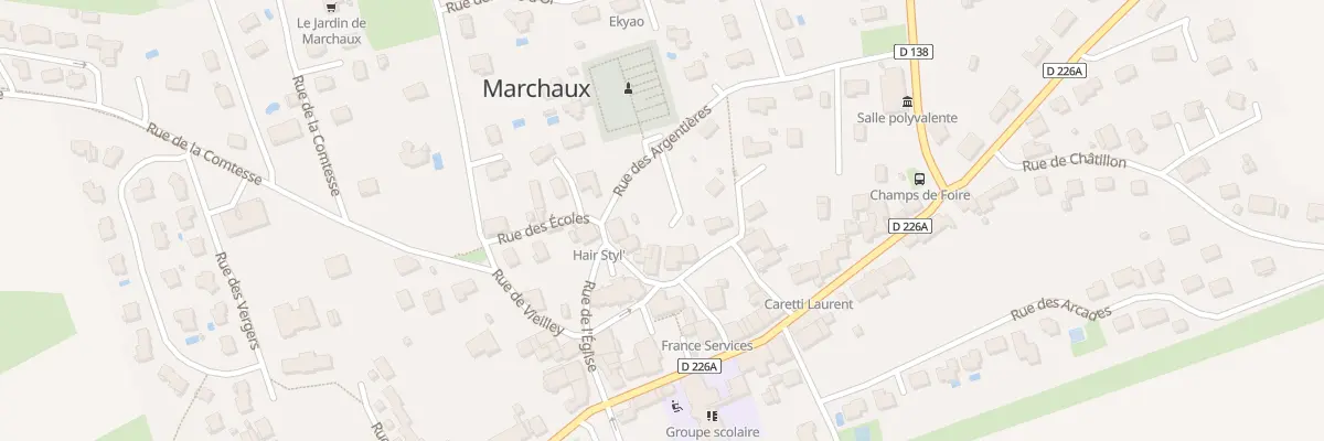 Plan de Au Village Marchaux à Marchaux-Chaudefontaine