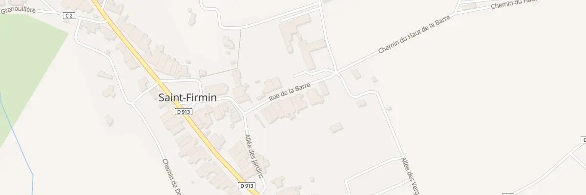 Plan du 8 Rue de la Barre à Saint-Firmin