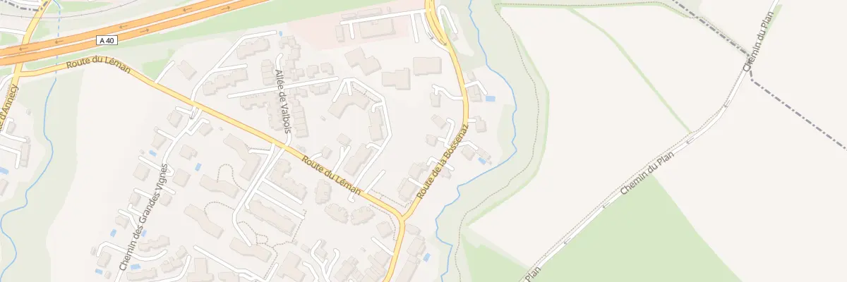 Plan du 105 Rte de la Bossenaz à Archamps