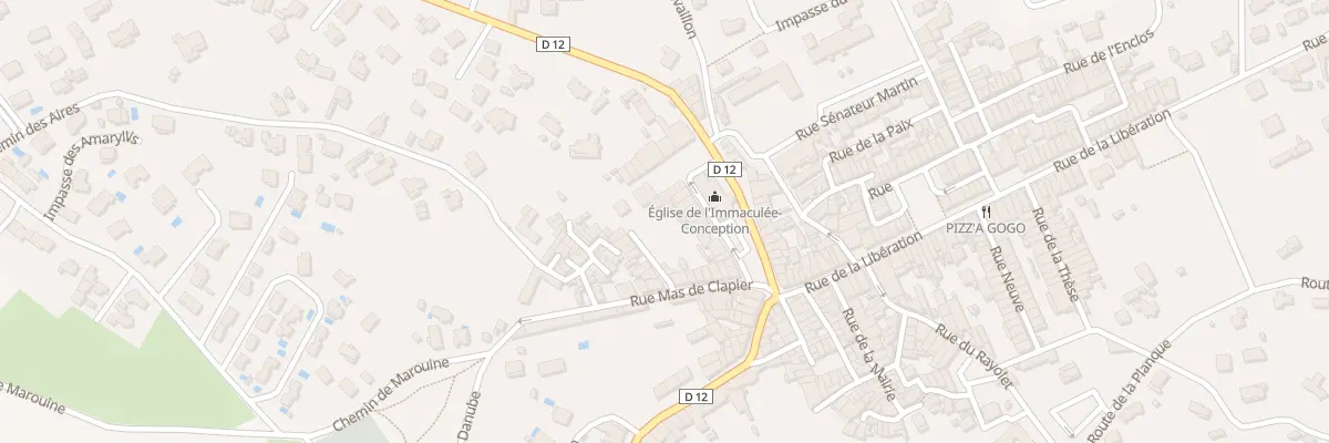 Plan du 97 Pl de l’Eglise à Puget-Ville