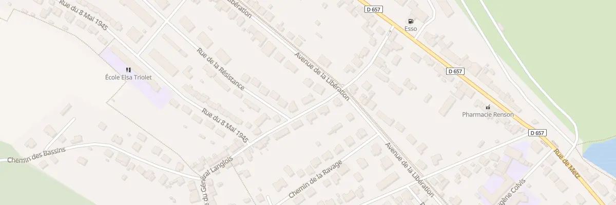 Plan du 16 Rue du Genéral Langlois à Frouard