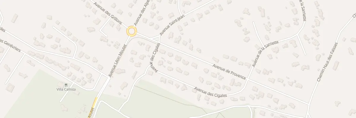 Plan du 42 Av de Provence à Régusse
