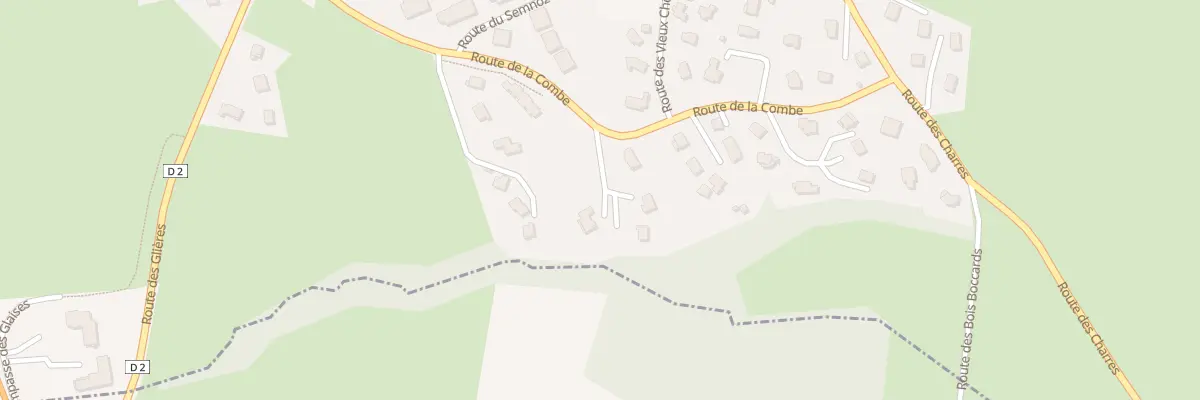 Plan du 318 Rte de la Combe à Villy-le-Pelloux