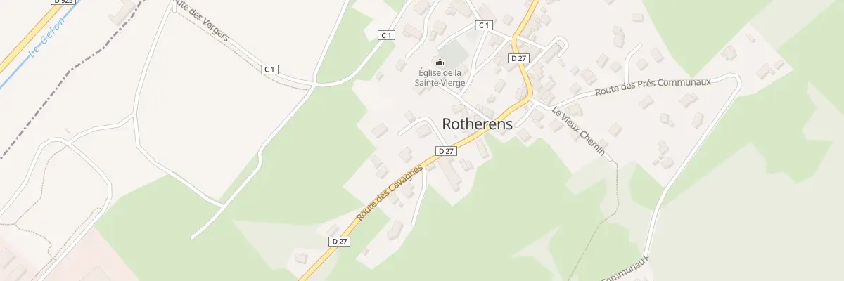 Plan du 11 Imp du Verdiu à Rotherens