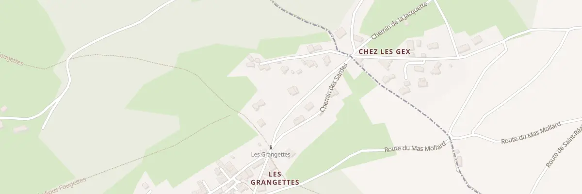 Plan du 543 Che des Grangettes à Saint-Jean-de-la-Porte