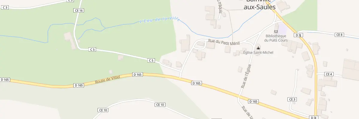 Plan du 80 Che du Moulin à Bainville-aux-Saules
