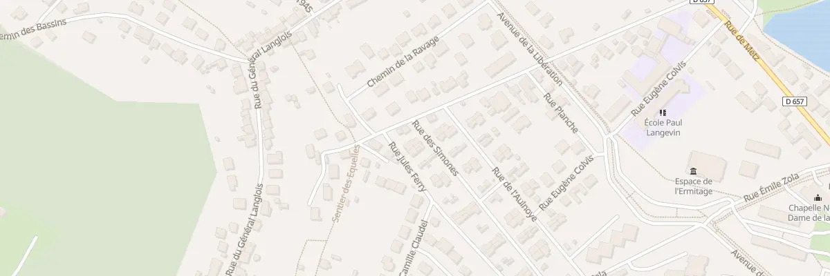 Plan du 2 Rue Les Simones à Frouard