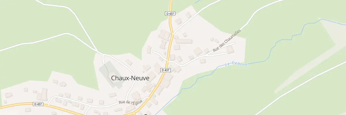 Plan du 16 Rue de la Grande Fontaine à Chaux-Neuve
