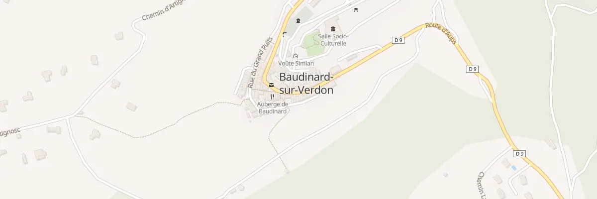 Plan du 11 Rue des Jardins à Baudinard-sur-Verdon