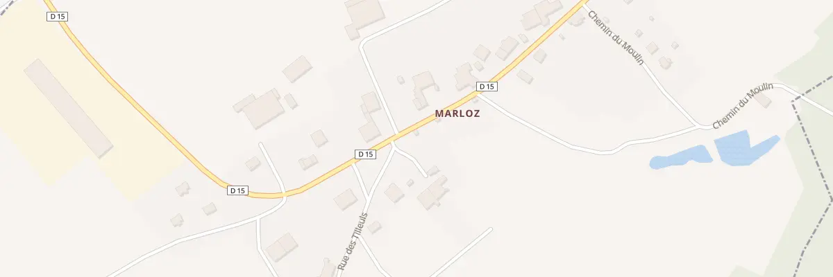 Plan du 5125 Village de Marloz à Cirey