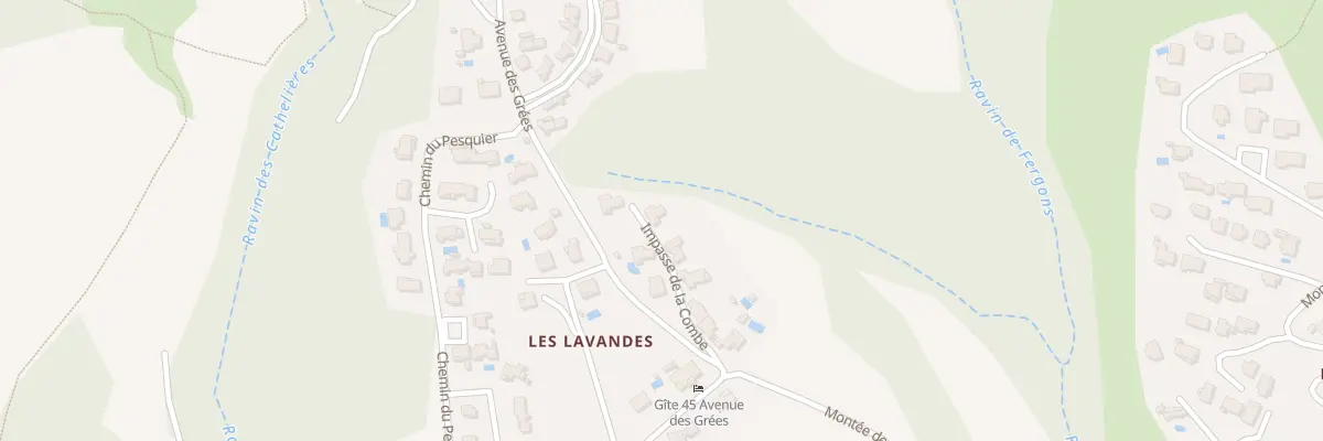 Plan du 14 Imp de la Combe à Aiglun
